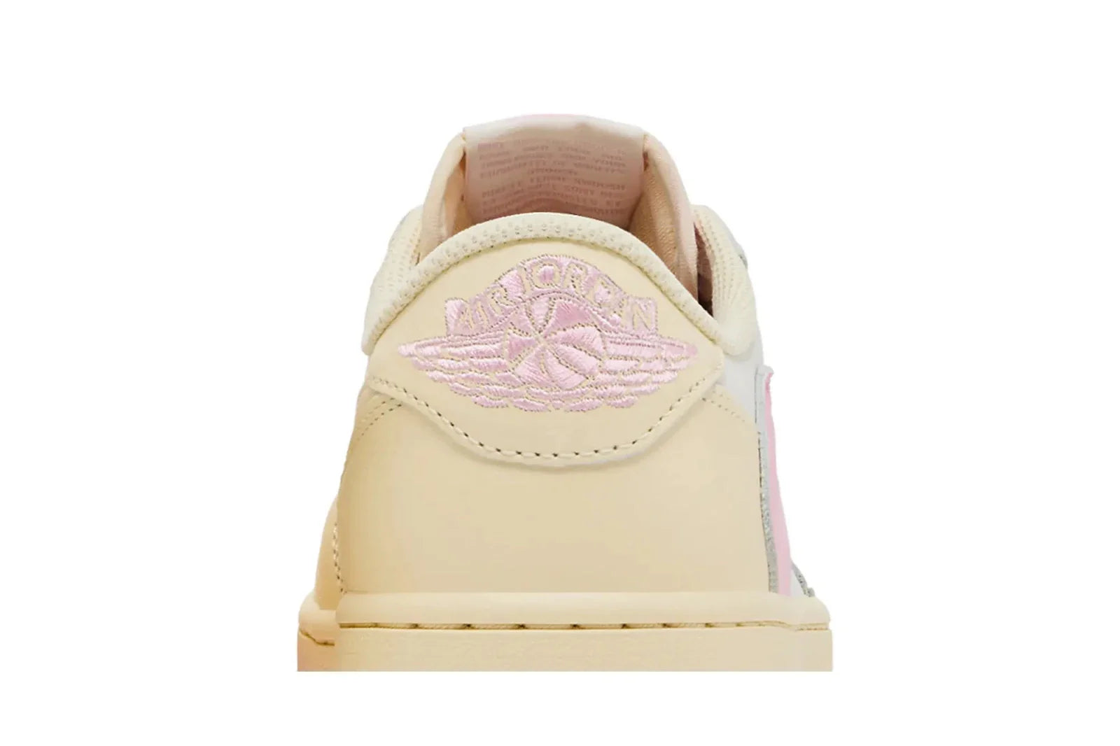 Tênis Nike Air Jordan 1 Retro Low OG SP Travis Scott Shy Pink Bege