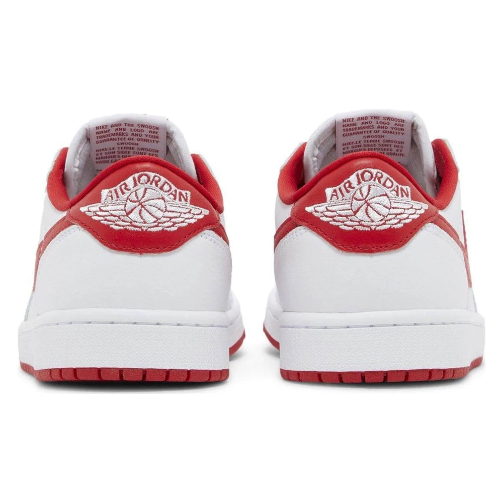 Tênis Nike Air Jordan 1 Retro Low OG University Red Branco - foto 4