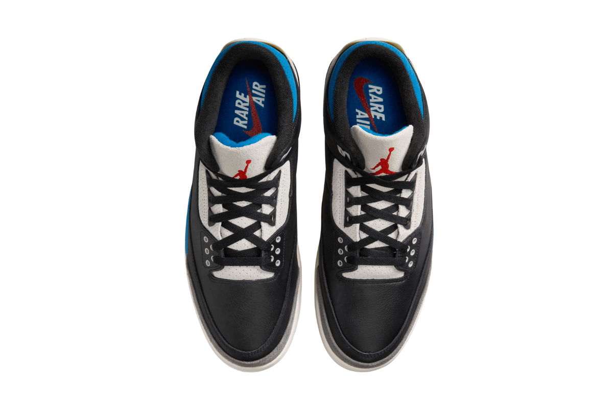 Tênis Nike Air Jordan 3 OG Rare Air Preto