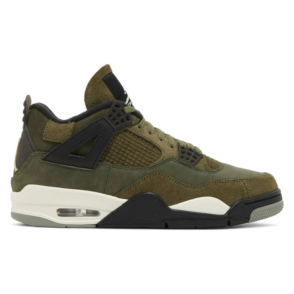 Tênis Nike Air Jordan 4 Craft Medium Olive Verde