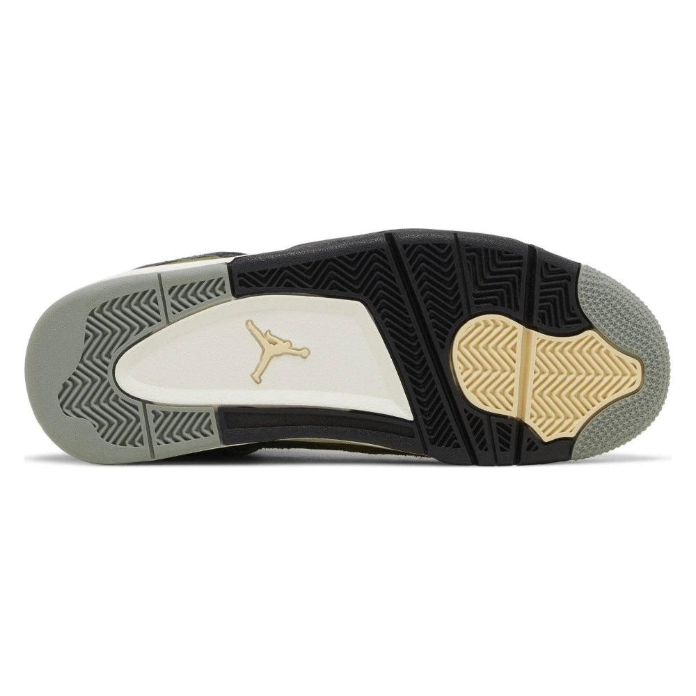 Tênis Nike Air Jordan 4 Craft Medium Olive Verde - foto 3