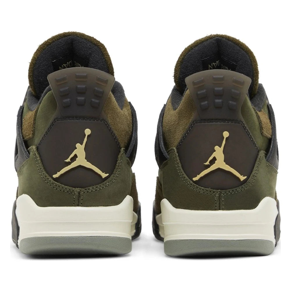 Tênis Nike Air Jordan 4 Craft Medium Olive Verde - foto 4