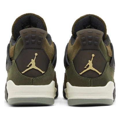 Tênis Nike Air Jordan 4 Craft Medium Olive Verde - foto 4