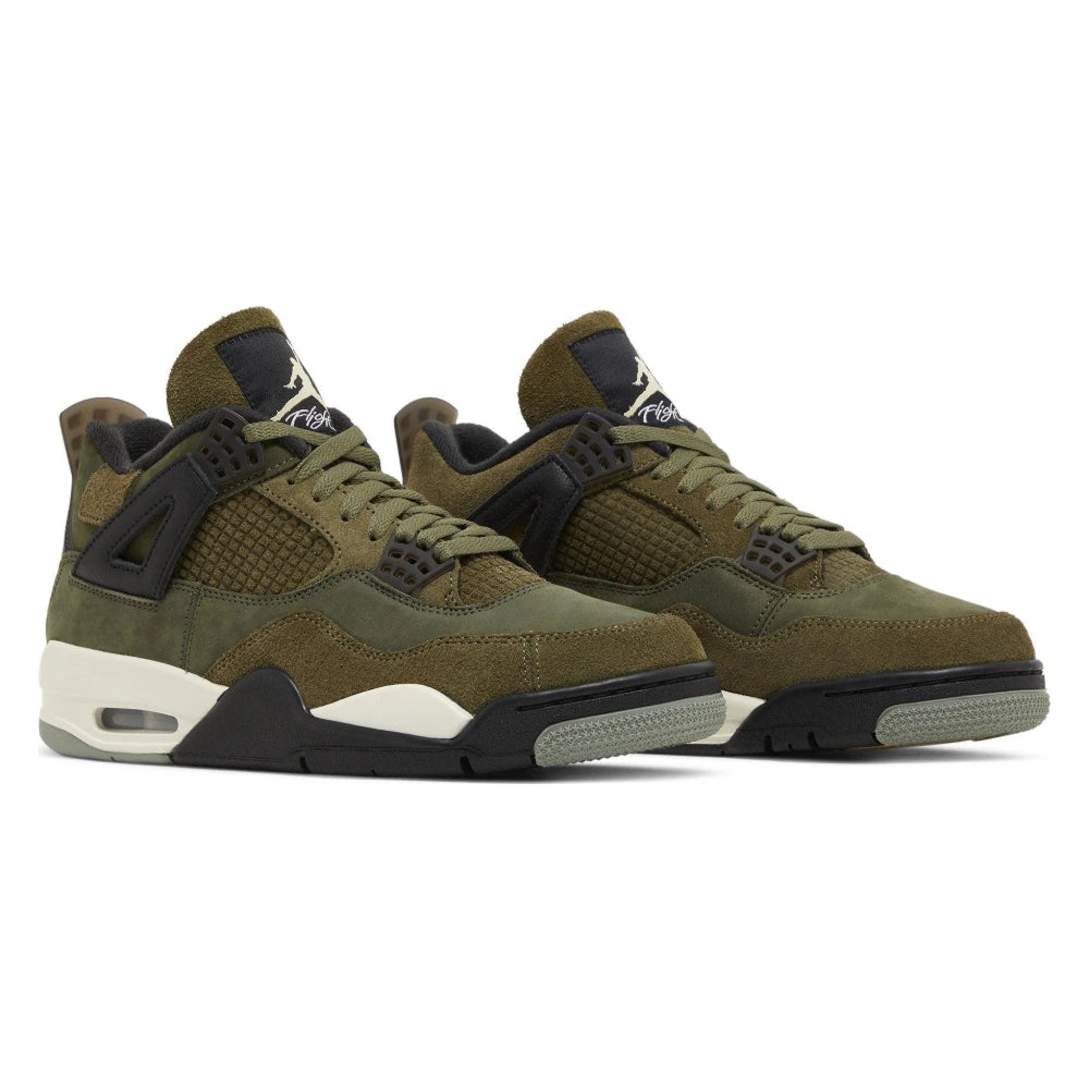 Tênis Nike Air Jordan 4 Craft Medium Olive Verde - foto 5