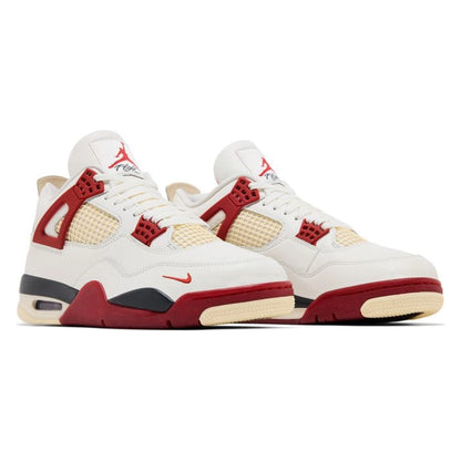 Tênis Nike Air Jordan 4 OG SP x Nigel Sylvester Brick After Brick Branco - foto 8