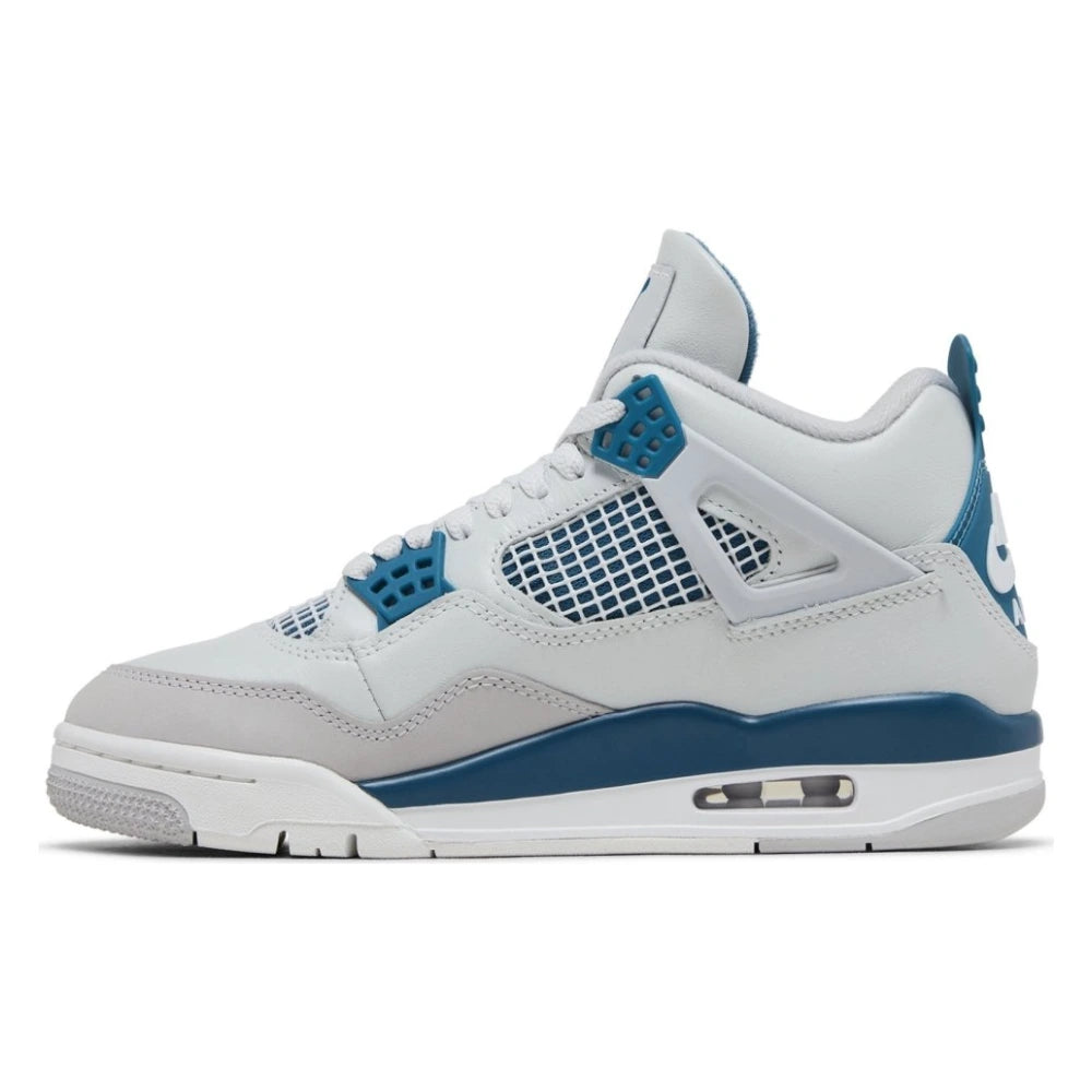 Tênis Nike Air Jordan 4 Retro Military Blue Branco - foto 2