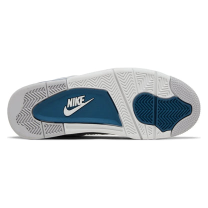 Tênis Nike Air Jordan 4 Retro Military Blue Branco - foto 3
