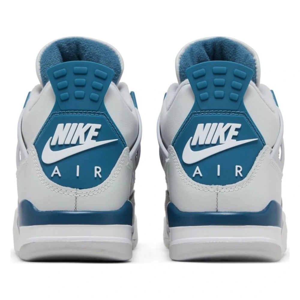 Tênis Nike Air Jordan 4 Retro Military Blue Branco - foto 4
