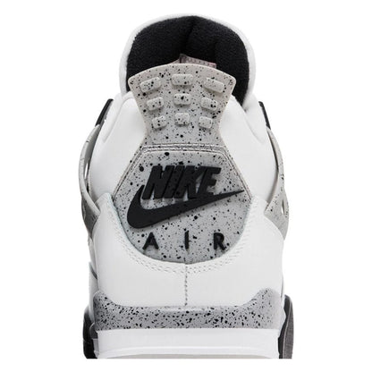 Tênis Nike Air Jordan 4 Retro OG Nike White Cement Couro Branco - foto 6