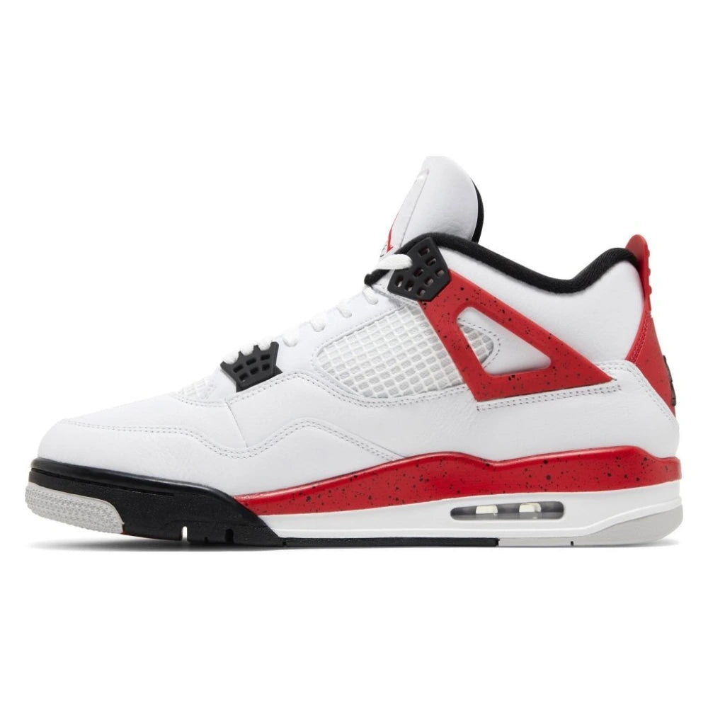 Tênis Nike Air Jordan 4 Retro Red Cement Branco - foto 2
