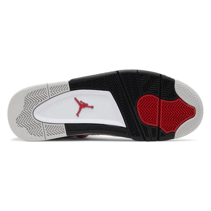 Tênis Nike Air Jordan 4 Retro Red Cement Branco - foto 3