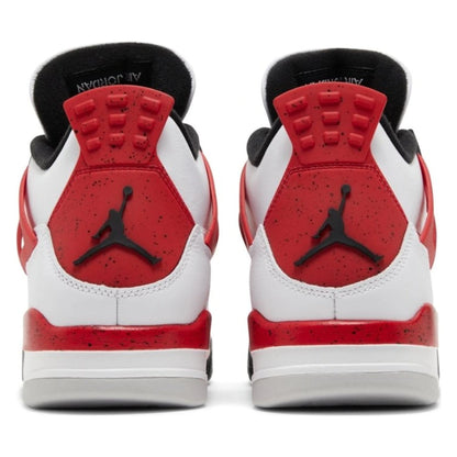 Tênis Nike Air Jordan 4 Retro Red Cement Branco - foto 4
