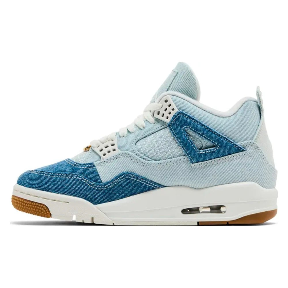 Tênis Nike Air Jordan 4 Retro TEX Worn Blue Denim Azul - foto 2
