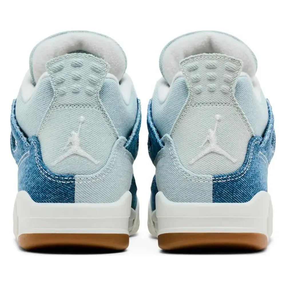 Tênis Nike Air Jordan 4 Retro TEX Worn Blue Denim Azul - foto 6