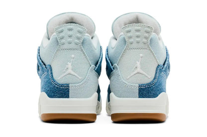 Tênis Nike Air Jordan 4 Retro TEX Worn Blue Denim Azul