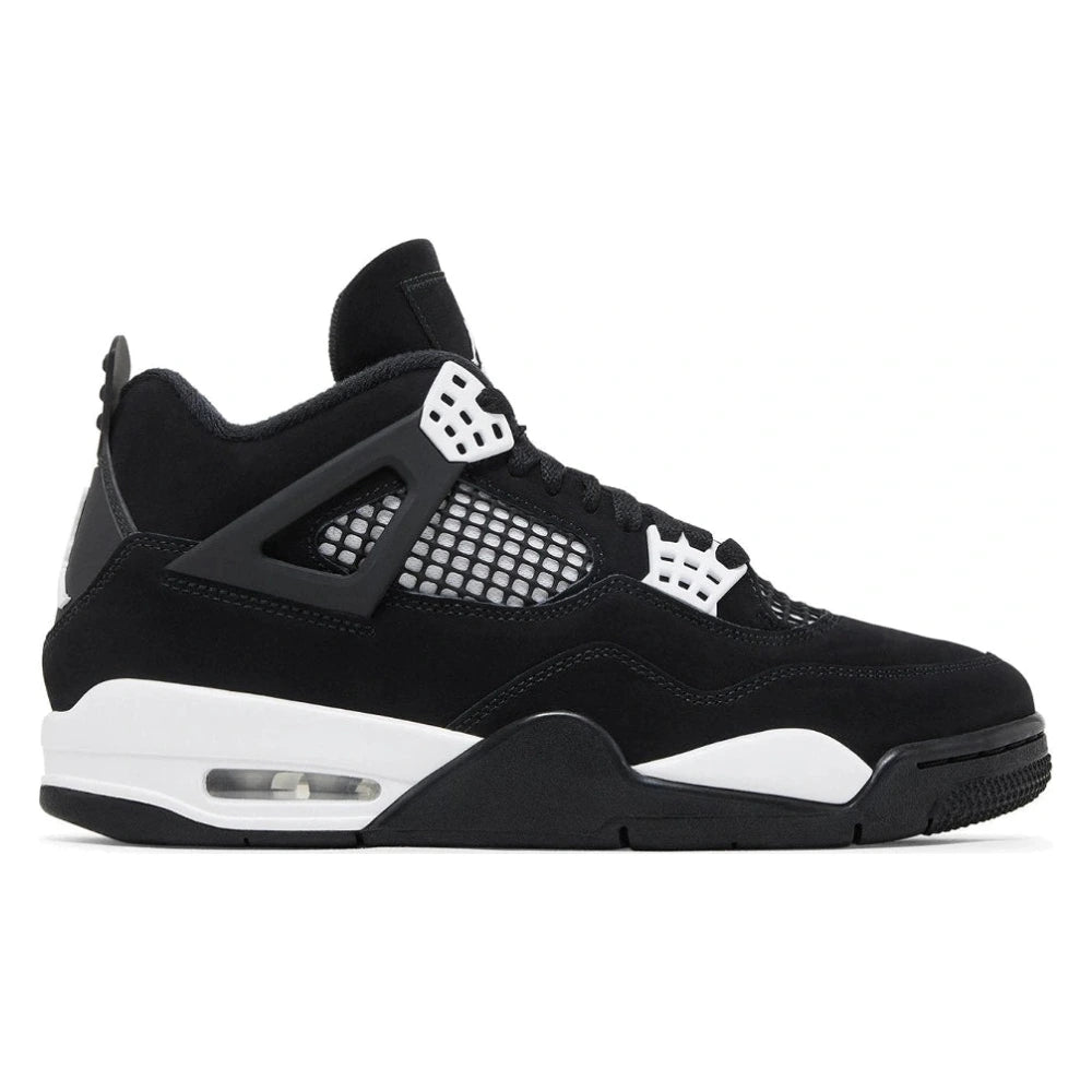 Tênis Nike Air Jordan 4 Retro White Thunder Preto