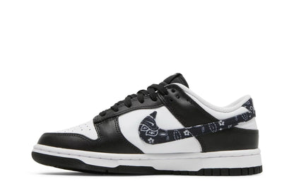 Nike Dunk Low Black Paisley Preto