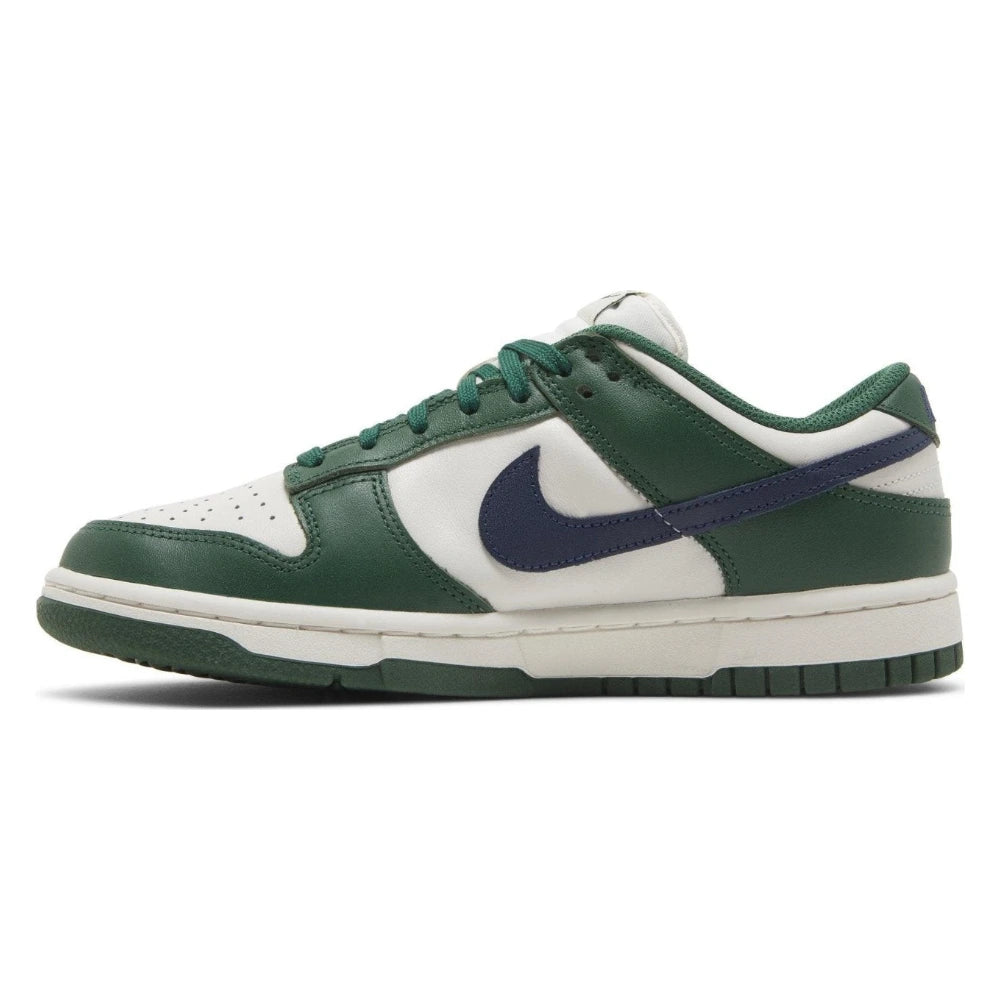 Tênis Nike Dunk Low Gorge Green Midnight Navy Verde - foto 7
