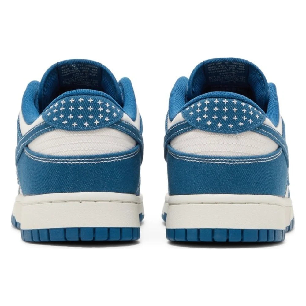 Tênis Nike Dunk Low Sashiko Industrial Blue Azul - foto 4