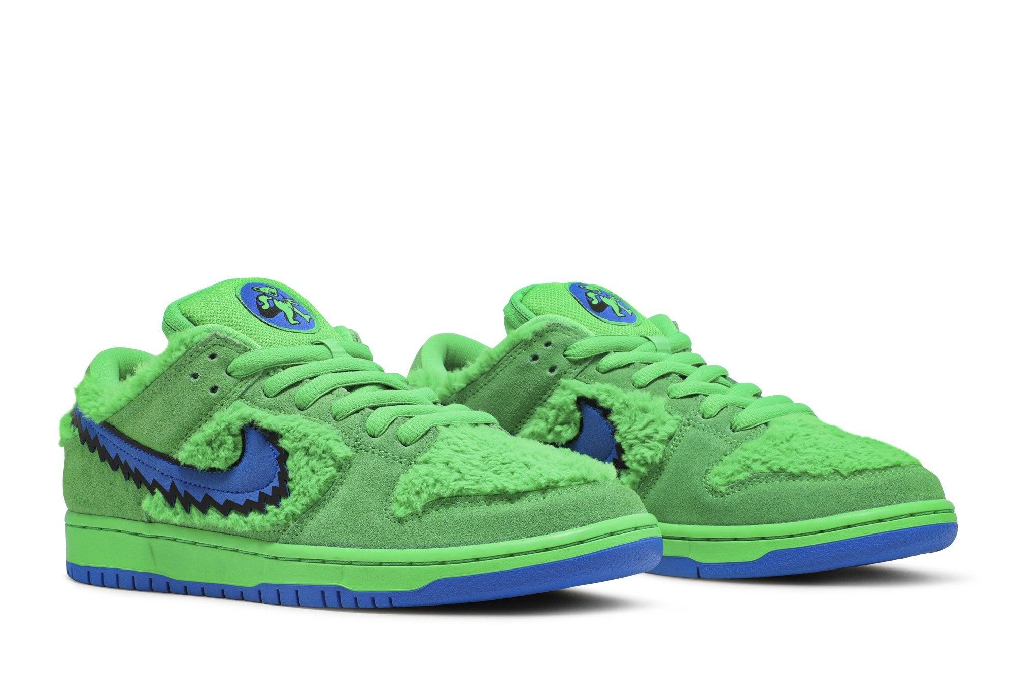 Tênis Nike SB Dunk Low Grateful Dead Green Bear Verde