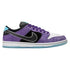 Tênis Nike SB Dunk Low Pro x Hayley Wilson Black and Court Purple Roxo