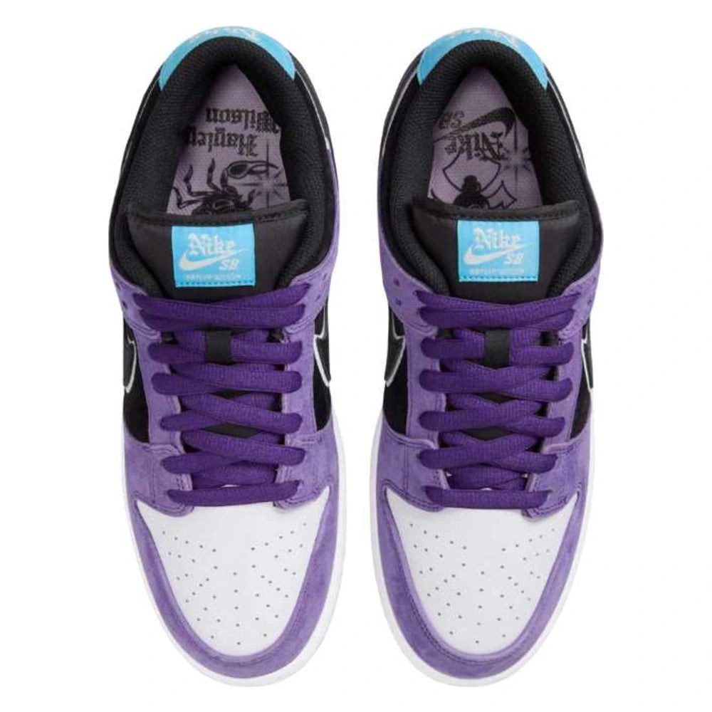 Tênis Nike SB Dunk Low Pro x Hayley Wilson Black and Court Purple Roxo - foto 3