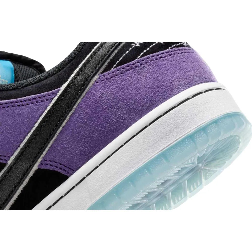 Tênis Nike SB Dunk Low Pro x Hayley Wilson Black and Court Purple Roxo - foto 8