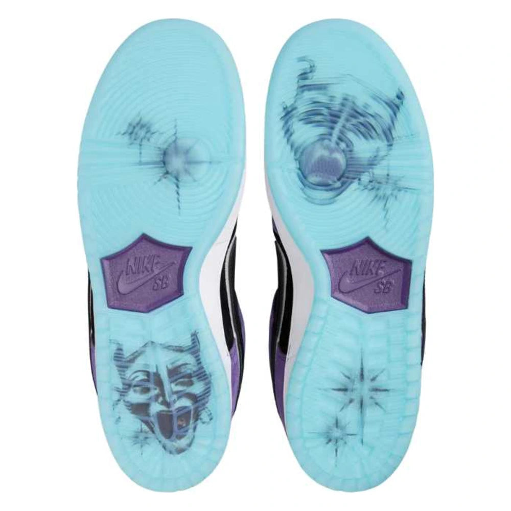 Tênis Nike SB Dunk Low Pro x Hayley Wilson Black and Court Purple Roxo - foto 12