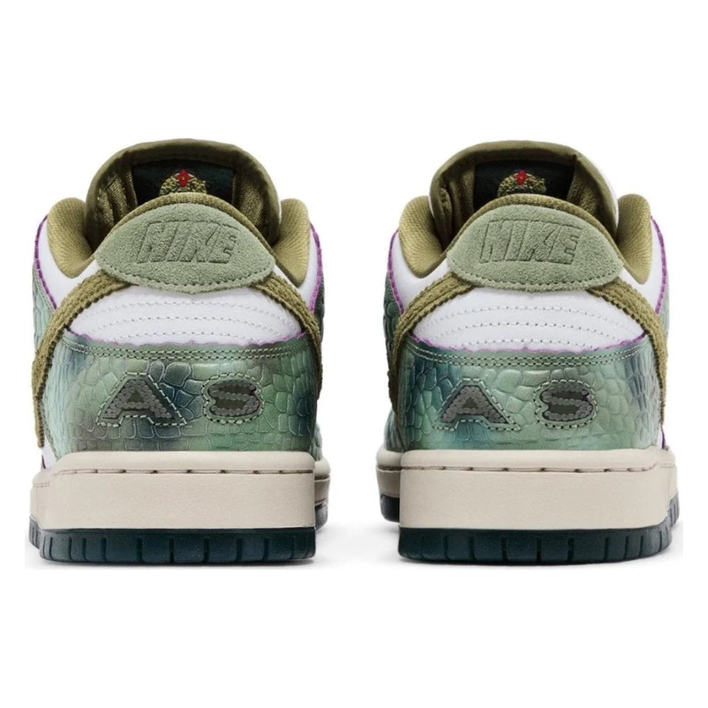Tênis Nike SB Dunk Low x Alexis Sablone Chameleon Verde - foto 4