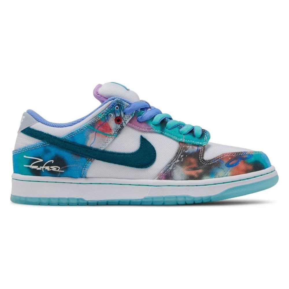 Tênis Nike SB Dunk Low x Futura Bleached Aqua Azul