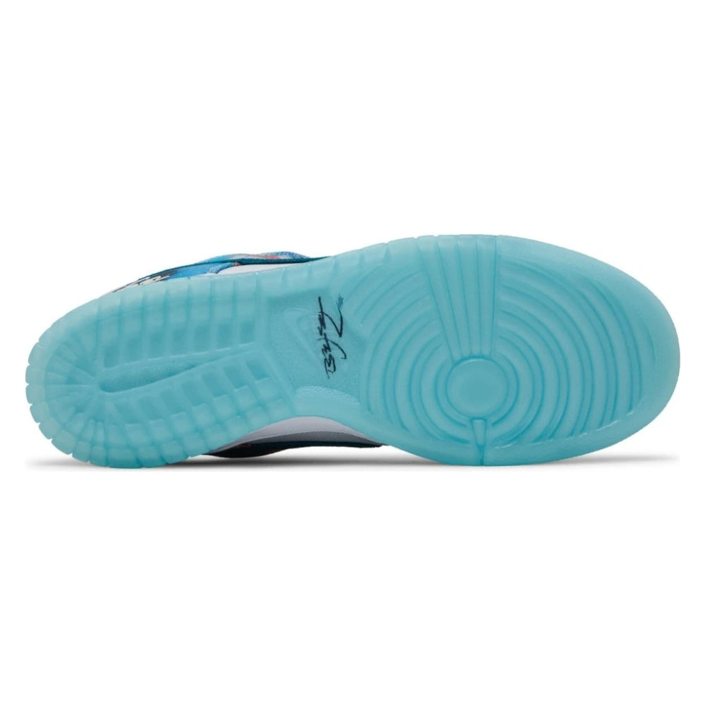 Tênis Nike SB Dunk Low x Futura Bleached Aqua Azul - foto 3