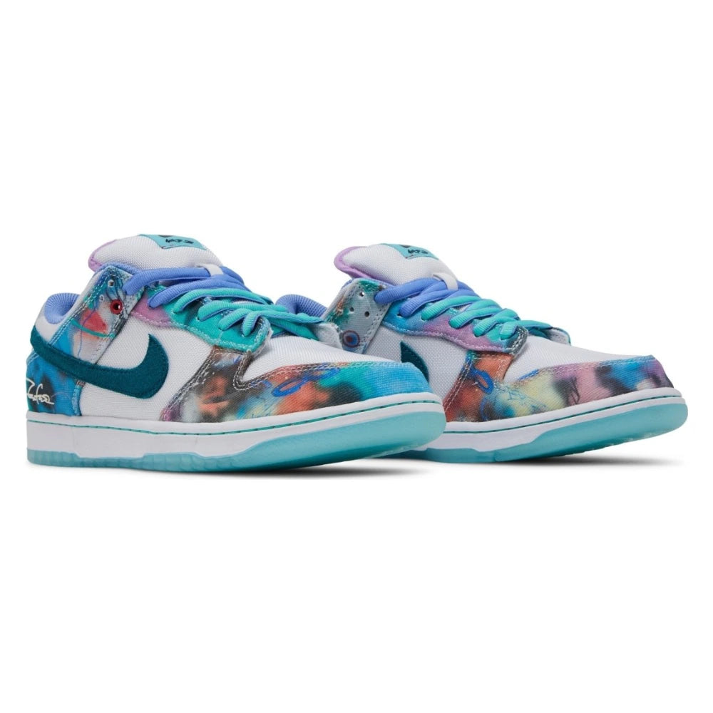 Tênis Nike SB Dunk Low x Futura Bleached Aqua Azul - foto 5