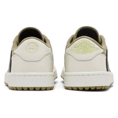 Tênis Nike Travis Scott x Air Jordan 1 Low Golf Neutral Olive Verde - foto 5