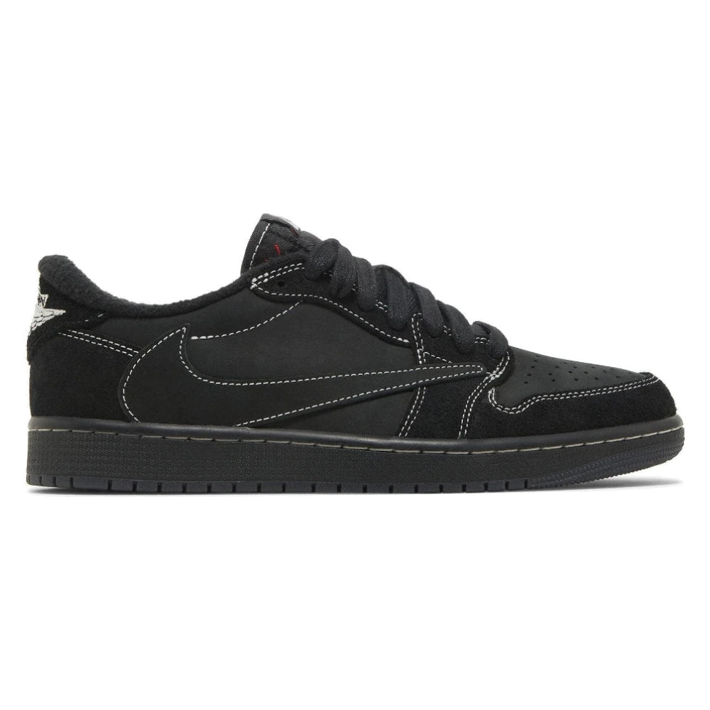 Tênis Nike Travis Scott x Air Jordan 1 Low OG SP Black Phantom Preto
