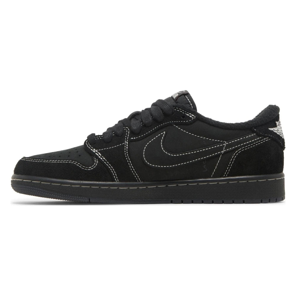Tênis Nike Travis Scott x Air Jordan 1 Low OG SP Black Phantom Preto - foto 2