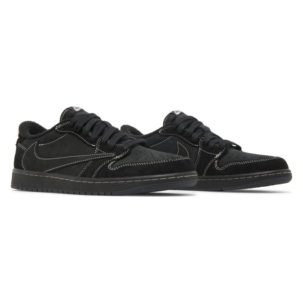 Tênis Nike Travis Scott x Air Jordan 1 Low OG SP Black Phantom Preto - foto 5