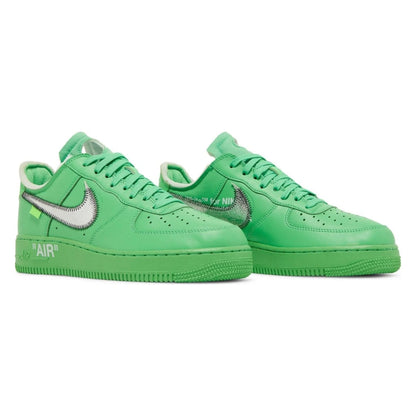 Tênis Off-White x Nike Air Force 1 Low Green Brooklyn Verde - foto 5