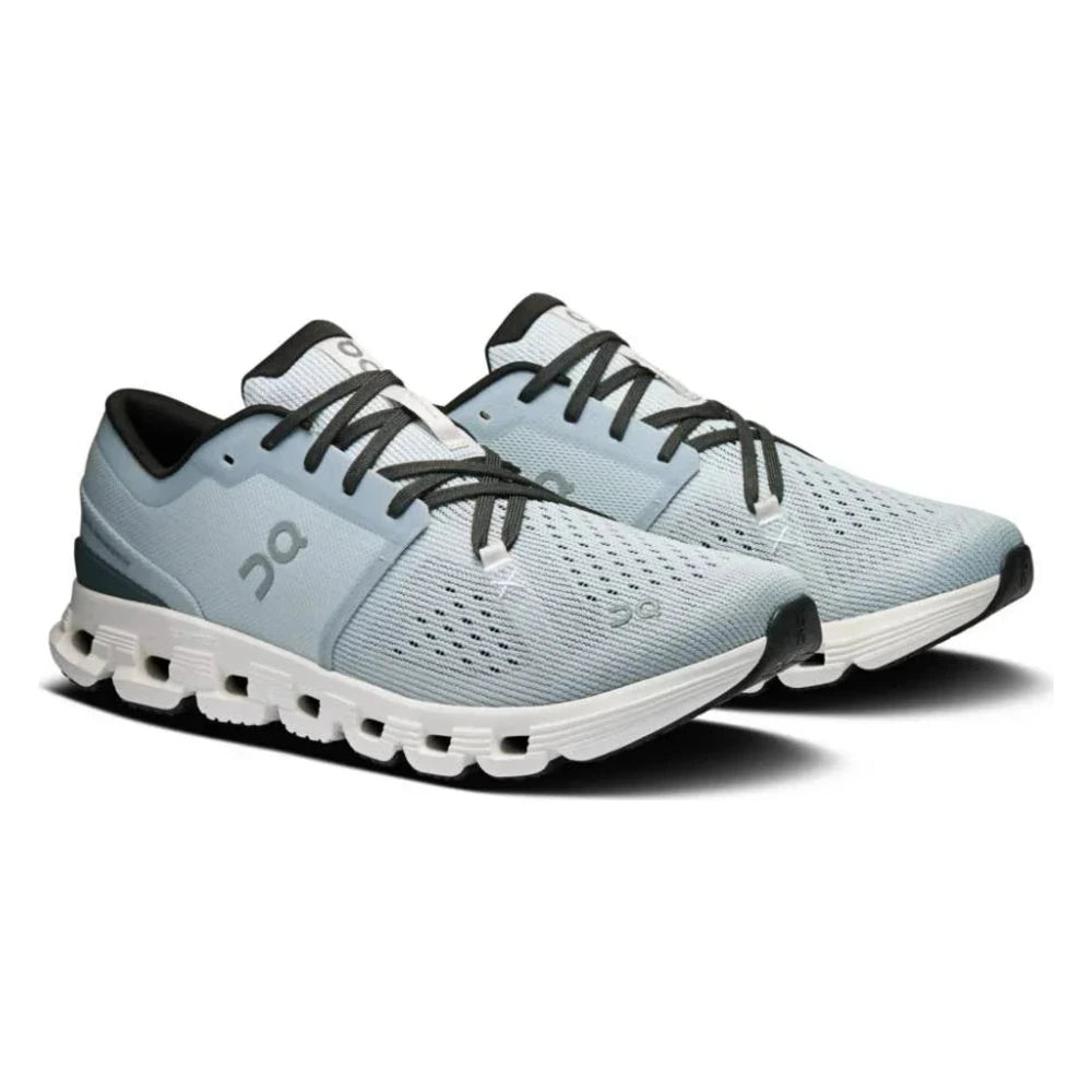 Tênis On Running Cloud X 4 Azul Claro Cinza - foto 2