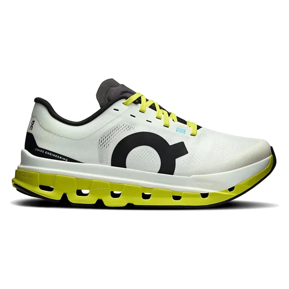 Tênis On Running Cloudflow 5 Branco Amarelo