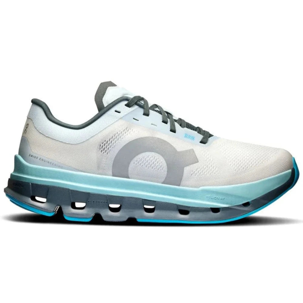Tênis On Running Cloudflow 5 Cinza Azul Claro