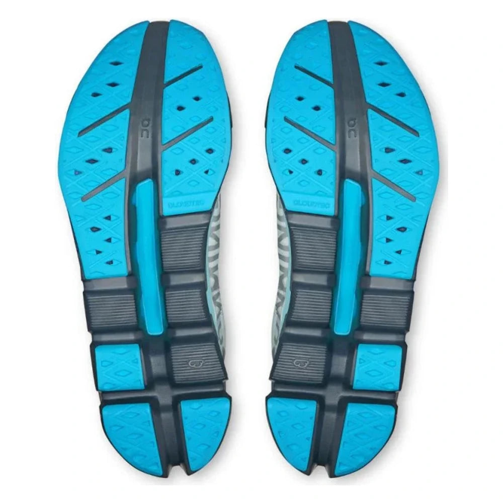 Tênis On Running Cloudflow 5 Cinza Azul Claro - foto 5