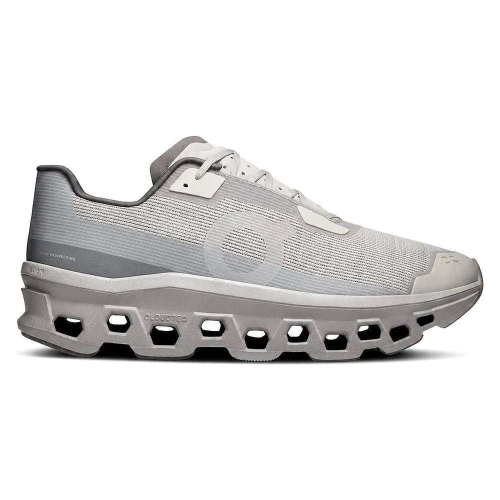 Tênis On Running Cloudmonster Void Alloy Cinza Claro Glacier