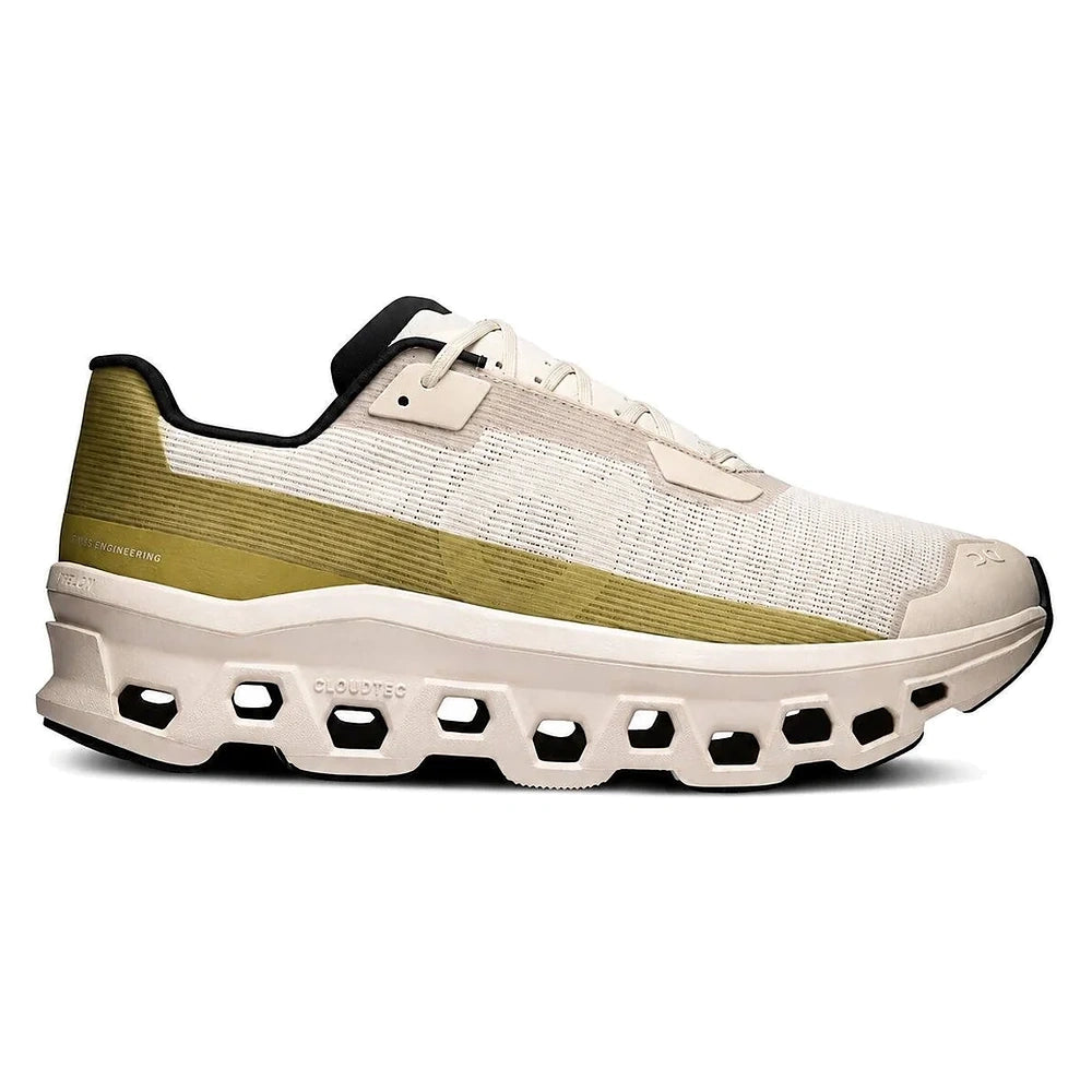 Tênis On Running Cloudmonster Void Silver Lense Bege Beige