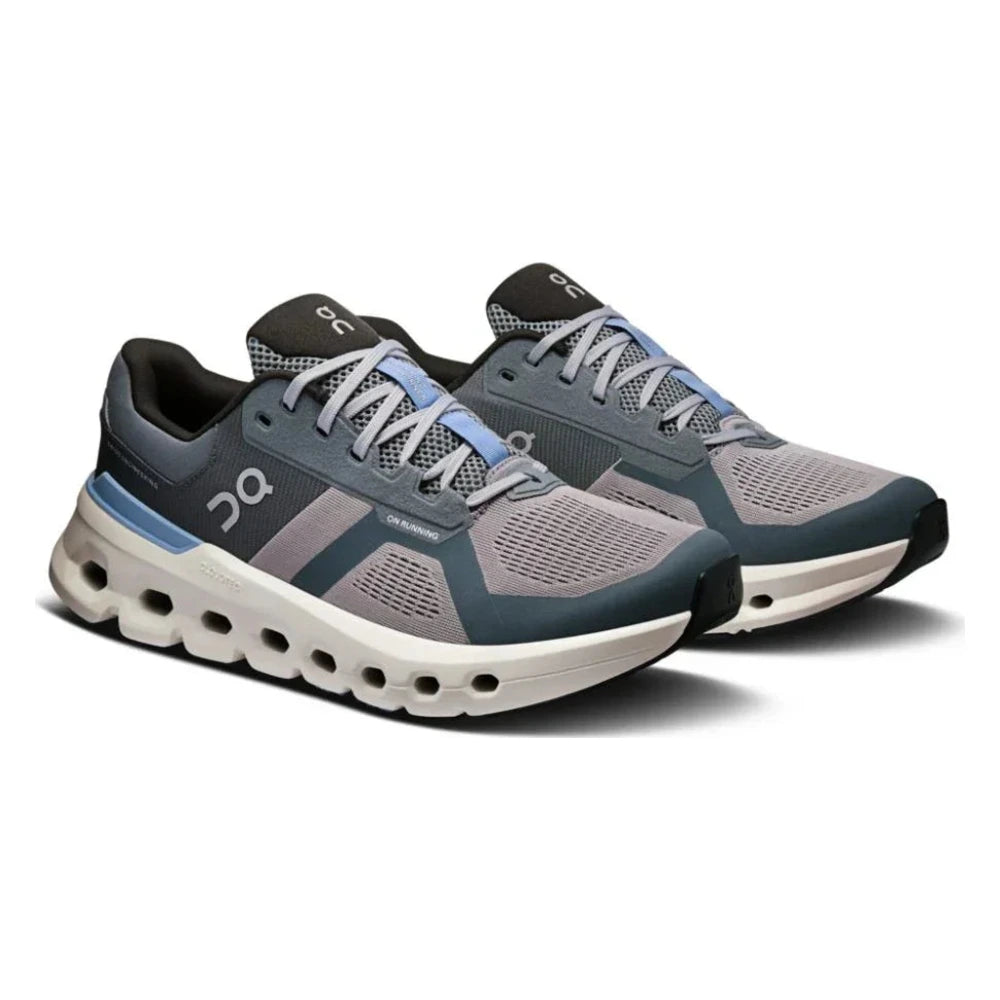 Tênis On Running Cloudrunner 2 Cinza Azul Celeste - foto 2