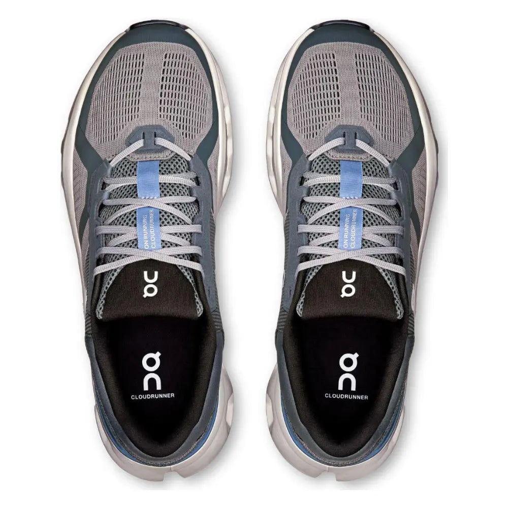 Tênis On Running Cloudrunner 2 Cinza Azul Celeste - foto 3
