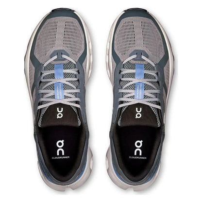 Tênis On Running Cloudrunner 2 Cinza Azul Celeste - foto 3