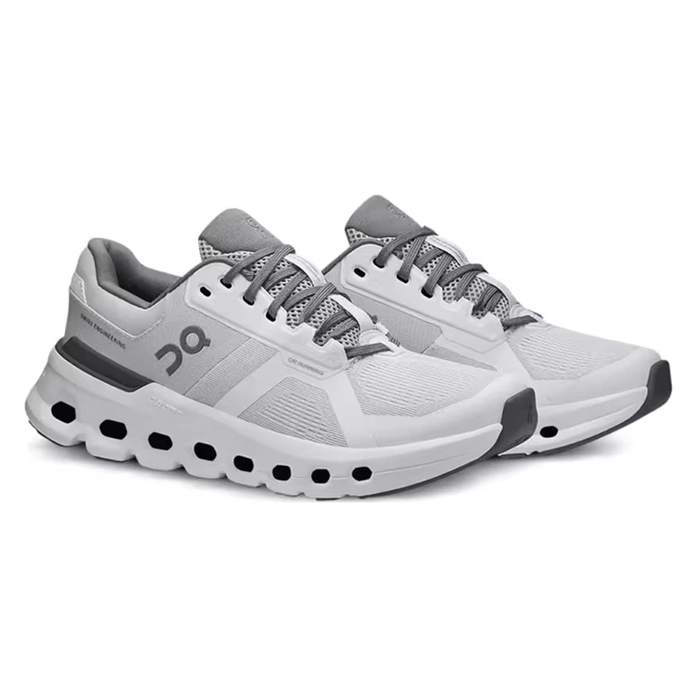 Tênis On Running Cloudrunner 2 Cinza Branco - foto 2