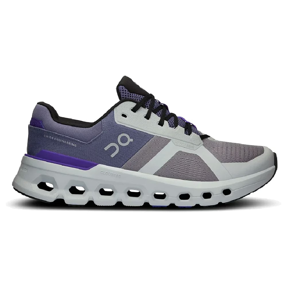 Tênis On Running Cloudrunner 2 Cinza Roxo