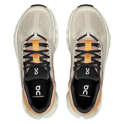 Tênis On Running Cloudrunner 2 Creme Marrom Laranja - foto 3