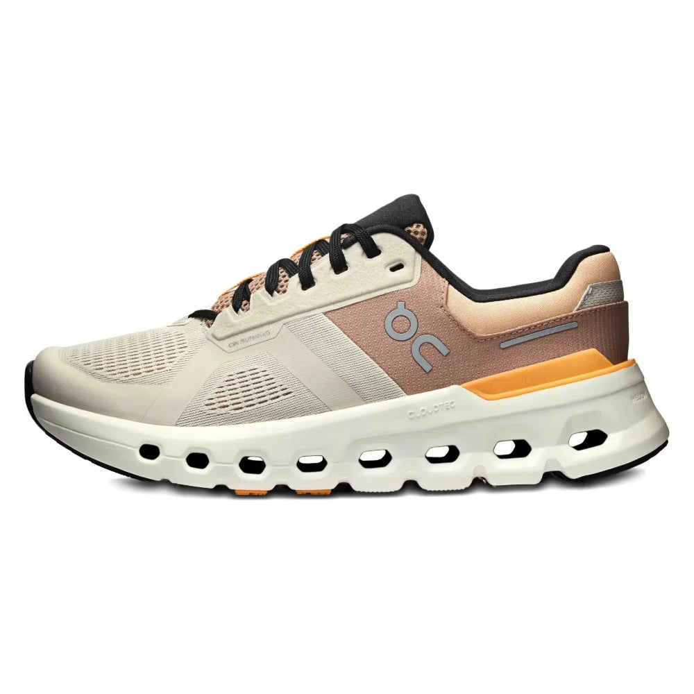 Tênis On Running Cloudrunner 2 Creme Marrom Laranja - foto 6